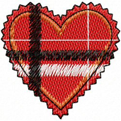 Hearts Embroidery Design 5